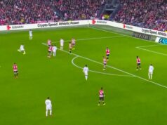 Kylian Mbappe strieľa z diaľky 25. gól Kylian Mbappe strieľa z diaľky 25. gól