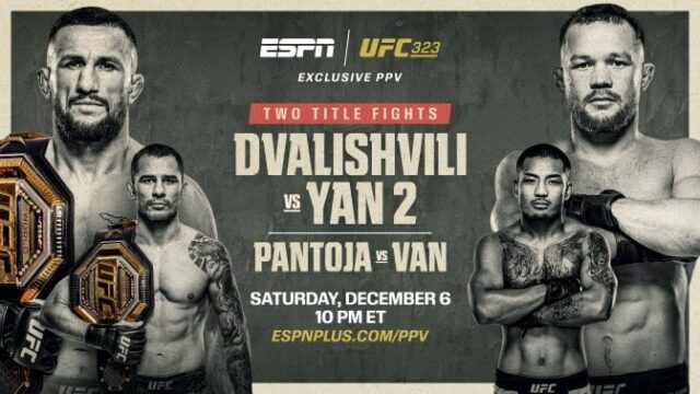 LIVE výsledky a najdôležitejšie udalosti UFC 323: Dvalishvili a Pantoja Download app from appStore