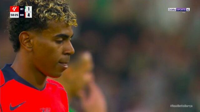 Lamine Yamal strelil domáci piaty gól Barcelony proti Betisu
