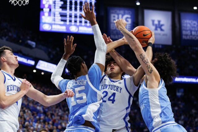 Basketbal NCAA: Severná Karolína v Kentucky