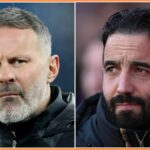 Kobbie Mainoo v akcii za Manchester United