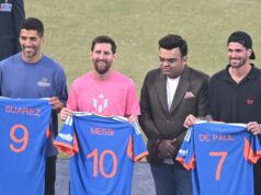 Lionel Messi uzatvára trojdňové GOAT India Tour s Dillí s deťmi a fanúšikmi lightbox-info
