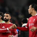 Mohamed Salah a Virgil van Dijk po remíze Liverpoolu v Premier League so Sunderlandom