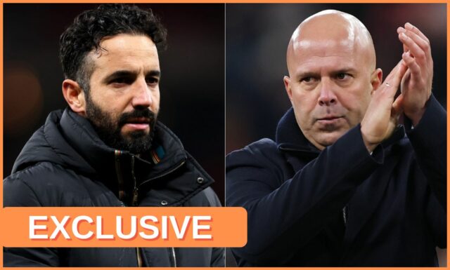 Oliver Glasner a Arne Slot