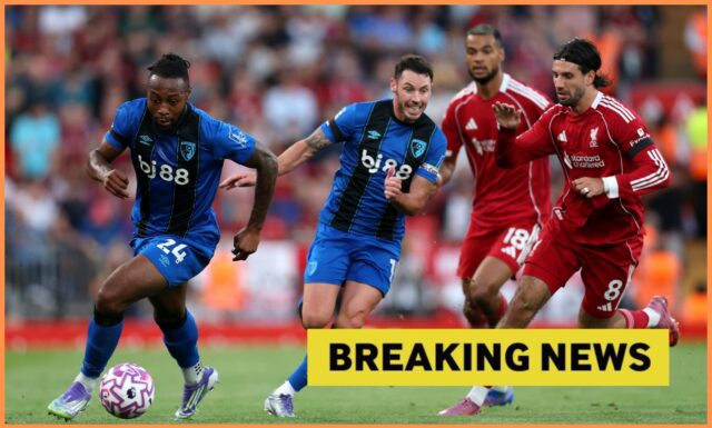 Liverpool je pripravený urýchliť prestup Antoina Semenya Antoine Semenyo oslavuje gól za Bournemouth proti Manchestru United