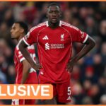 Ibrahima Konate v akcii za Liverpool