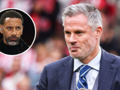 Liverpoolska legenda Carragher po slabom Salahom výkope vracia úder Ferdinandovi z „muža ľudu“. Liverpoolska legenda Carragher po slabom Salahom výkope vracia úder Ferdinandovi z „muža ľudu“.