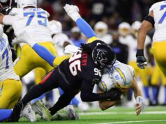 Los Angeles Chargers vs Houston Texans predpokladaná štartovacia zostava a hĺbkový graf na 17. týždeň logo pochodového šialenstva
