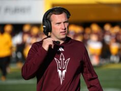 Majiteľ barovej stoličky Dave Portnoy je frustrovaný po tom, čo Kenny Dillingham odmietol ponuku Michiganu a podpísal novú zmluvu s ASU logo pochodového šialenstva