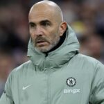 Enzo Maresca počas zápasu Chelsea