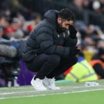 Ruben Amorim vyzeral frustrovane, keď sa jeho tím snažil doma proti Wolves remizovať 1:1.