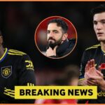 Patrick Dorgu v akcii za Manchester United