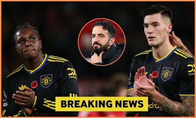 Patrick Dorgu v akcii za Manchester United