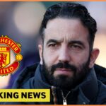 Manuel Ugarte v predsezónnej akcii za Man United