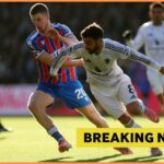 Adam Wharton v akcii za Crystal Palace v Európskej konferenčnej lige