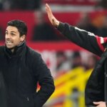 Danny Welbeck oslavuje gól za Brighton