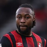 BOURNEMOUTH, ANGLICKO - 20. DECEMBRA: Antoine Semenyo z AFC Bournemouth reaguje počas zápasu Premier League medzi Bournemouthom a Burnley na Vitality Stadium 20. decembra 2025 v anglickom Bournemouthe. (Foto: Ryan Pierse/Getty Images)
