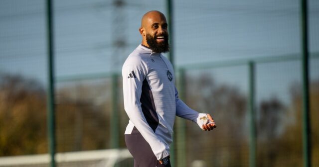 Man Utd vypadol Bryan Mbeumo pred zápasom v Bournemouthe uprostred Útočník Manchestru United Bryan Mbeumo na tréningu