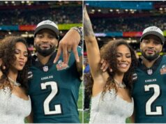 Manželka Dariusa Slaya Jennifer zdieľa 2-slovnú reakciu, keď CB plní otcovskú zodpovednosť po prepustení Steelers logo pochodového šialenstva