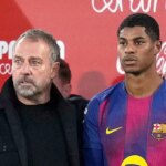 Hansi Flick, hlavný tréner FC Barcelona, ​​pripravuje Roberta Lewandowského a Marcusa Rashforda ako náhradníkov.