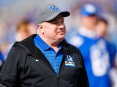 Mark Stoops oficiálne skončil po 13 sezónach v Kentucky Futbal NCAA: Tennessee Tech v Kentucky