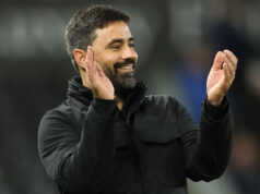 Matos hľadá ‚ďalšie kroky‘ po prvom víťazstve Swansea Marko Stamenic oslavuje svoj gól proti Portsmouthu