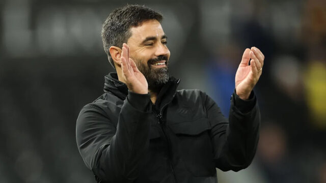 Marko Stamenic oslavuje svoj gól proti Portsmouthu 