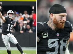 Maxx Crosby neláme slová po tom, čo Raiders pod vedením Kennyho Picketta prehrali 14. týždeň vs. Broncos logo pochodového šialenstva