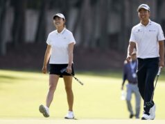 Michael Kim prijíma tímovú golfovú rolu, keď berie značku po Rose Zhang na Grant Thornton Invitational Michael Kim prijíma tímovú golfovú rolu, keď berie značku po Rose Zhang na Grant Thornton Invitational