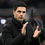 Tréner Arsenalu Mikel Arteta