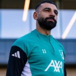 Mohamed Salah počas tréningu Liverpoolu