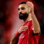 Mohamed Salah z Liverpoolu počas zápasu Premier League proti Brightonu & Hove Albion
