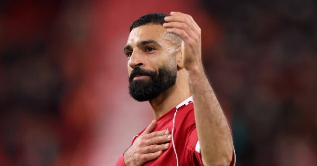 Mohamed Salah máva The Kop po výhre Liverpoolu nad Brightonom