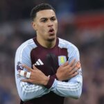 BIRMINGHAM, ANGLICKO – 21. DECEMBRA: Morgan Rogers z Aston Villy v akcii počas zápasu Premier League medzi Aston Villou a Manchestrom United vo Villa Parku 21. decembra 2025 v anglickom Birminghame. (Foto: Neville Williams/Aston Villa FC cez Getty Images)