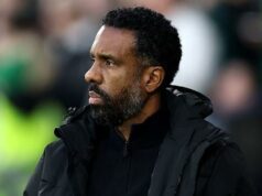 Najhorší začiatok v histórii Old Firm – dokáže Nancy prežiť ako šéfka Keltov? Šéf Celticu Wilfried Nancy sa pozerá na porážku škótskej Premiership na ihrisku Dundee United 17. decembra