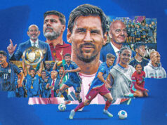 Najlepšie a najhoršie z amerického futbalu v roku 2025: Predjedlo pred hlavným chodom majstrovstiev sveta (Ilustrácia Taylor Wilhelm/Yahoo Sports)