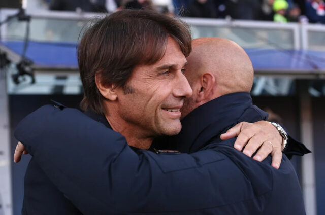 Neapol vs Juventus: Talianska tlač očakáva „špeciálne stretnutie“ medzi Contem a Spallettim
