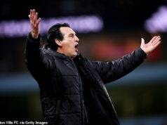 Nechajte hry mysle začať! Manažér Aston Villy Unai Emery zvyšuje tlak na starú stranu pred kritickým súbojom – trvá na tom, že Gunners sú favoritmi na titul Aston Villa Unaia Emeryho je bývalým tímom v krajine po víťazstve v posledných 11 zápasoch