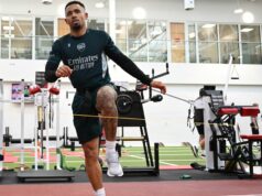 Neprítomnosť Gabriela Jesusa a Maxa Dowmana vysvetlila tým, že vynechalo duo Arsenal vs Aston Villa Gabriel Jesus počas tréningu Arsenalu