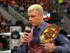 Nick Aldis oficiálne potvrdil, že Cody Rhodes by mohol mať na hlavnom podujatí sobotňajšieho večera nového súpera Nick Aldis oficiálne potvrdil, že Cody Rhodes by mohol mať na hlavnom podujatí sobotňajšieho večera nového súpera