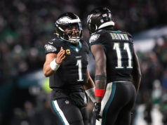 Nick Wright varuje Eagles pred kolapsom podobným roku 2023 uprostred kontroverzie Jalen Hurts a rastúcich strát logo pochodového šialenstva