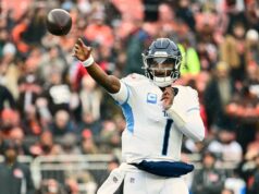 Nováčik QBs Cam Ward, Tyler Shough sa stretnú v Titans-Saints NFL: Tennessee Titans v Cleveland Browns