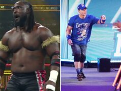 Oba Femi vzdáva hold Johnovi Cenovi epickým 4-slovným posolstvom na Main Event Saturday Night Oba Femi vzdáva hold Johnovi Cenovi epickým 4-slovným posolstvom na Main Event Saturday Night