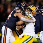 Rozohrávač Green Bay Packers Jordan Love utrpel tento brutálny zásah proti Bears
