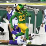 Oregon Ducks porazili Jamesa Madisona 51:34 v play-off univerzitného futbalu