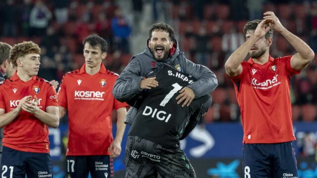 Osasuna zaútočila na Levante v kľúčovom šesťbodovom zostupe Victor Munoz strelil gól v úvodnom zápase proti Levante.