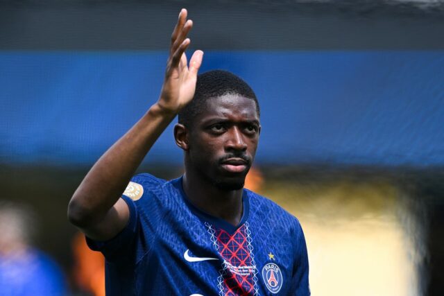 Ousmane Dembélé z PSG vyhráva ocenenie „Najlepší“. Ousmane Dembélé z PSG vyhráva ocenenie „Najlepší“.