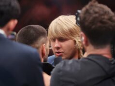 Paddy Pimblett reaguje na milé slová Ilia Topuria: „Stále ho nenávidím, ale nikdy by som nehovoril o rodine“ Paddy Pimblett (vpravo) v júni v súboji s Ilia Topuria (Getty Images)