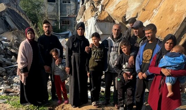 Palestínska rodina zostala bez domova po zrútení domu v pásme Palestínska rodina zostala bez domova po zrútení domu v pásme Gazy | Gaza