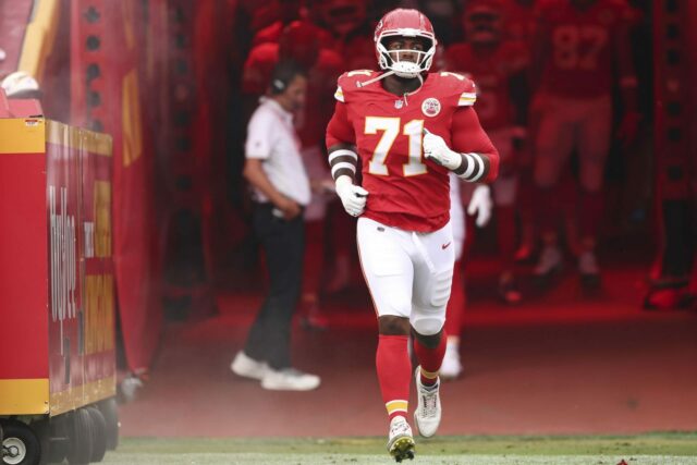 Patrick Mahomes dostáva obrovské zlé správy o stave Chiefs LT logo pochodového šialenstva